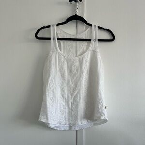 White Lace Tank Top